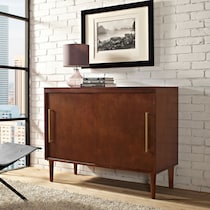 craig dark brown tv console   