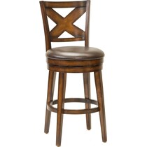 crandley dark brown bar stool   