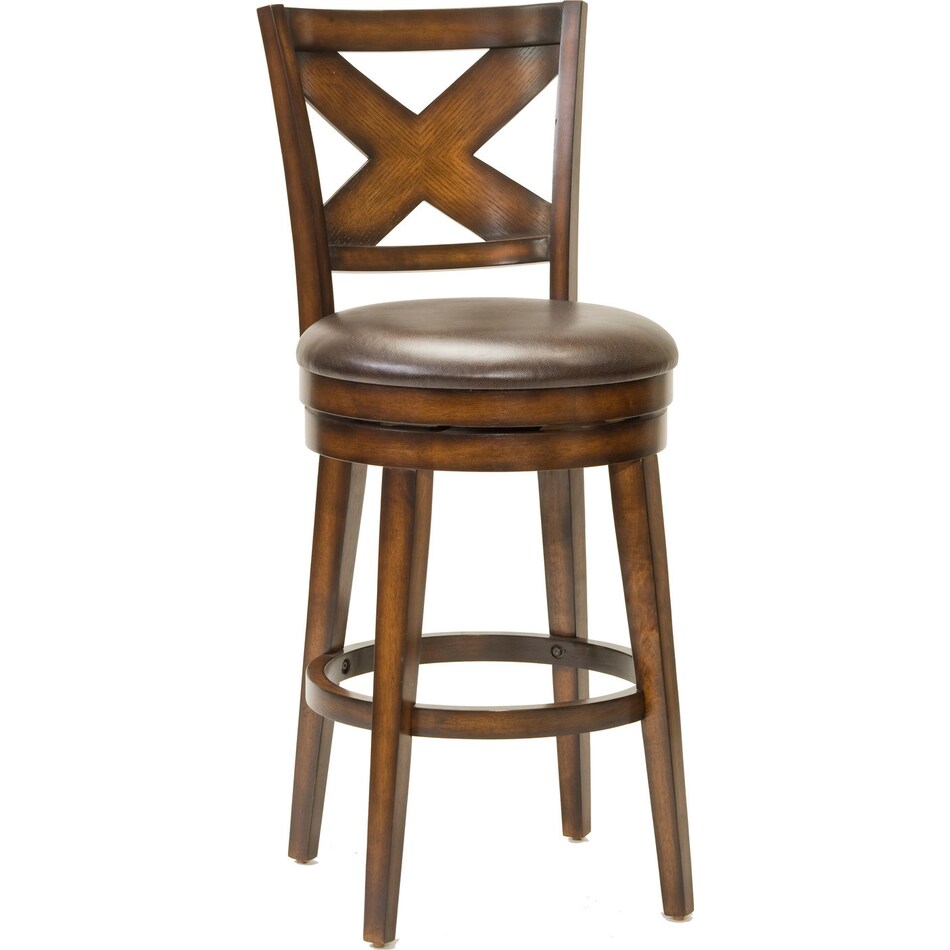 crandley dark brown bar stool   