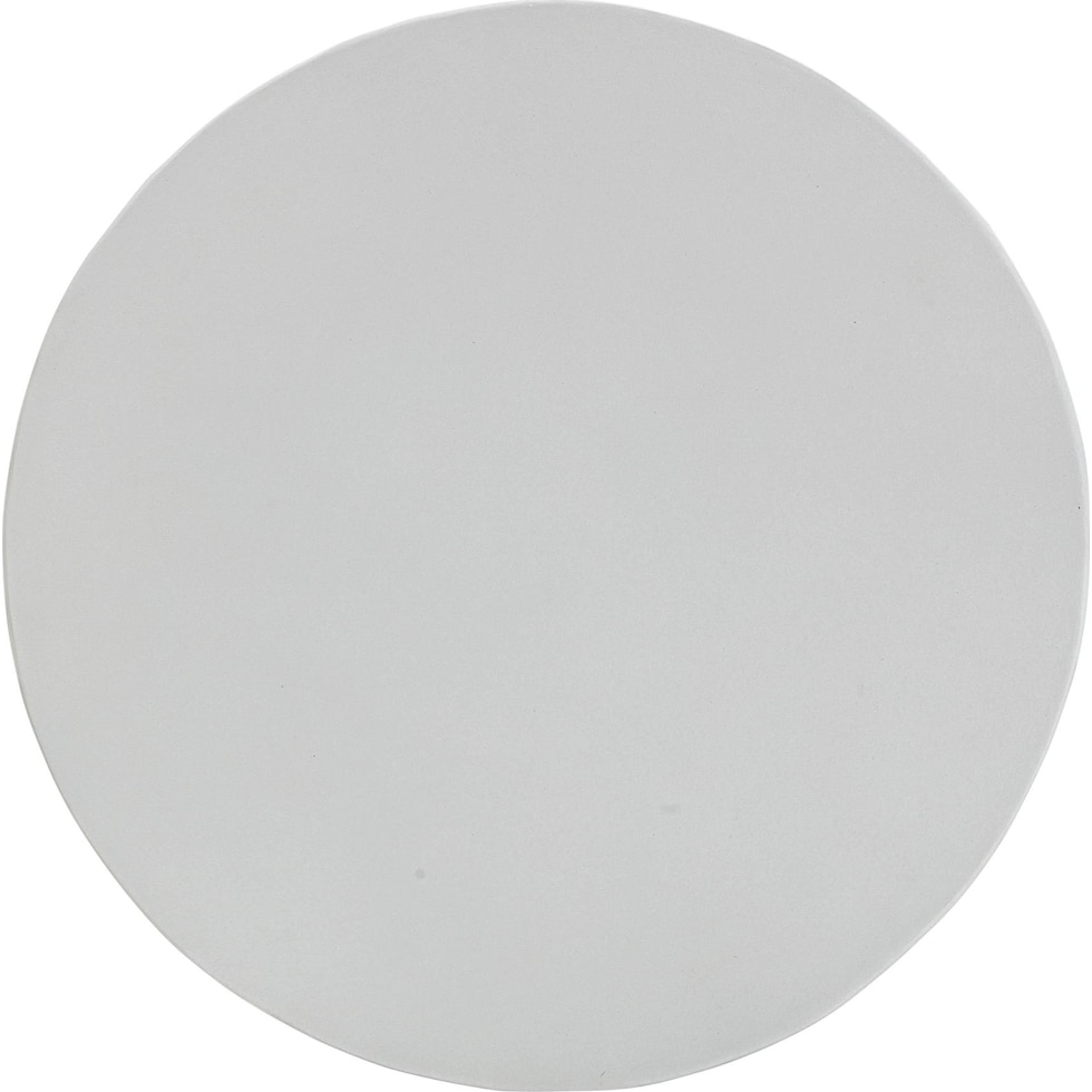 crater gray accent table   
