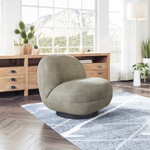 crawford green accent chair   