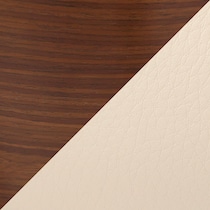 cream walnut swatch  