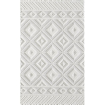 cremini white area rug  x    