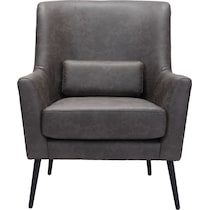 crestwood black accent chair   