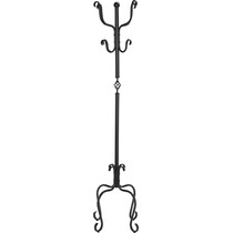 creswell black coat rack   