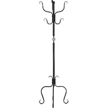 creswell black coat rack   