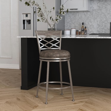 Crisley Swivel Counter-Height Stool