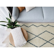cristalino white rug   
