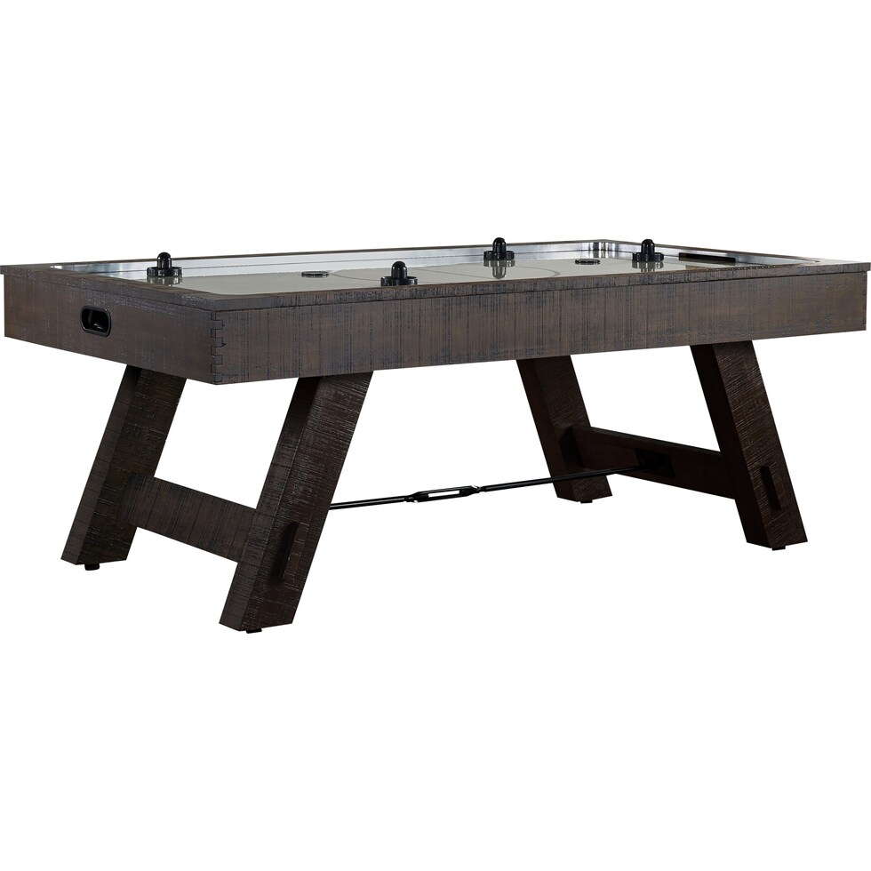 crosby dark brown gaming table   