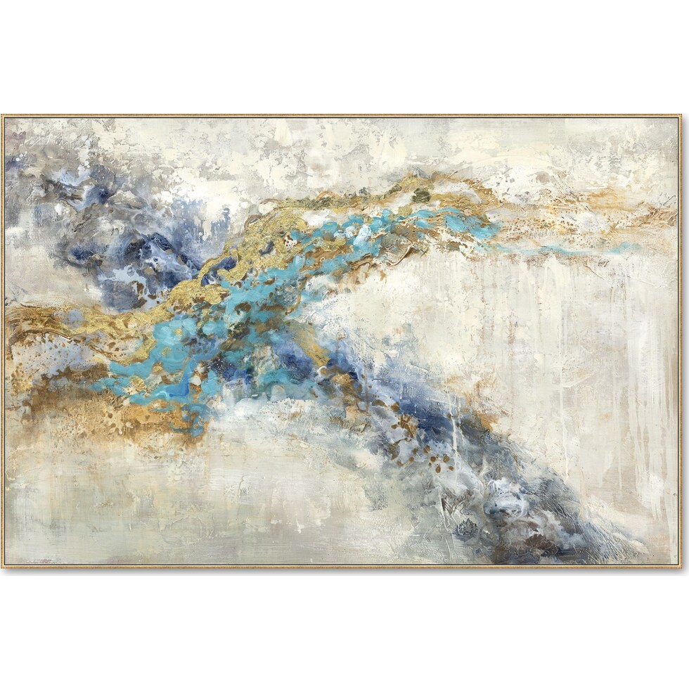 crossing multicolor wall art   