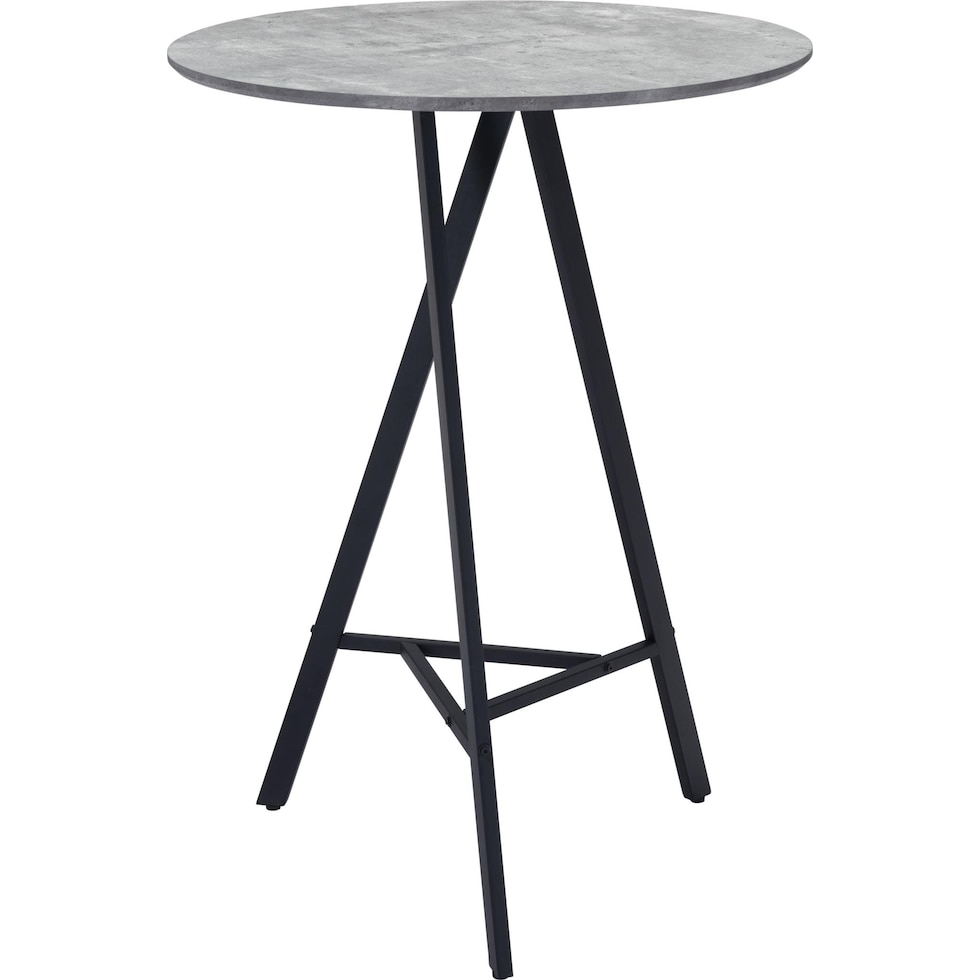 crowley gray dining table   