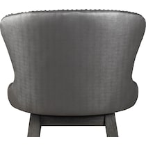 crownly silver gray bar stool   