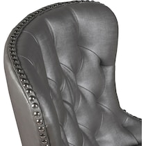 crownly silver gray bar stool   