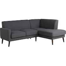 cruz gray sectional   