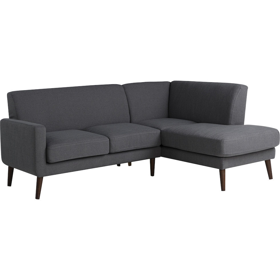 cruz gray sectional   