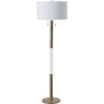 crystal & gold floor lamp yellow floor lamp   
