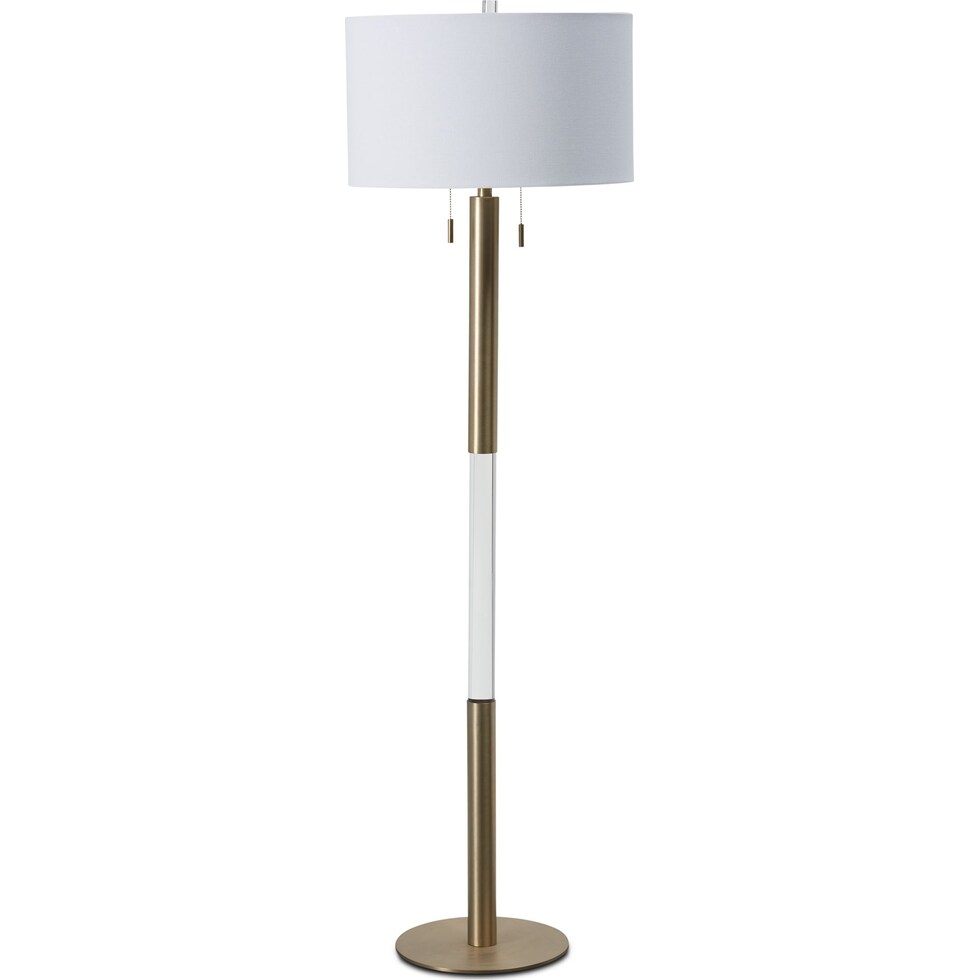 crystal & gold floor lamp yellow floor lamp   