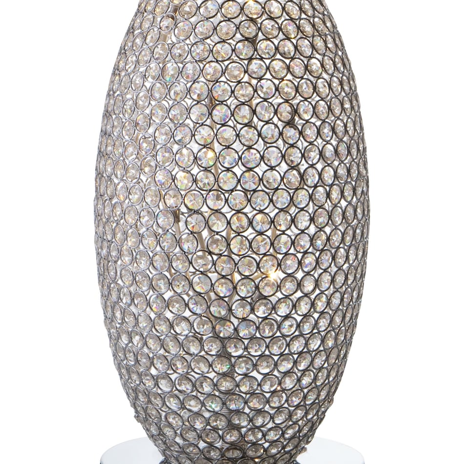 crystal globe glass table lamp   
