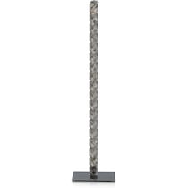 crystal rod silver table lamp   
