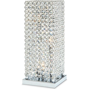 Crystal Tower 20'' Table Lamp