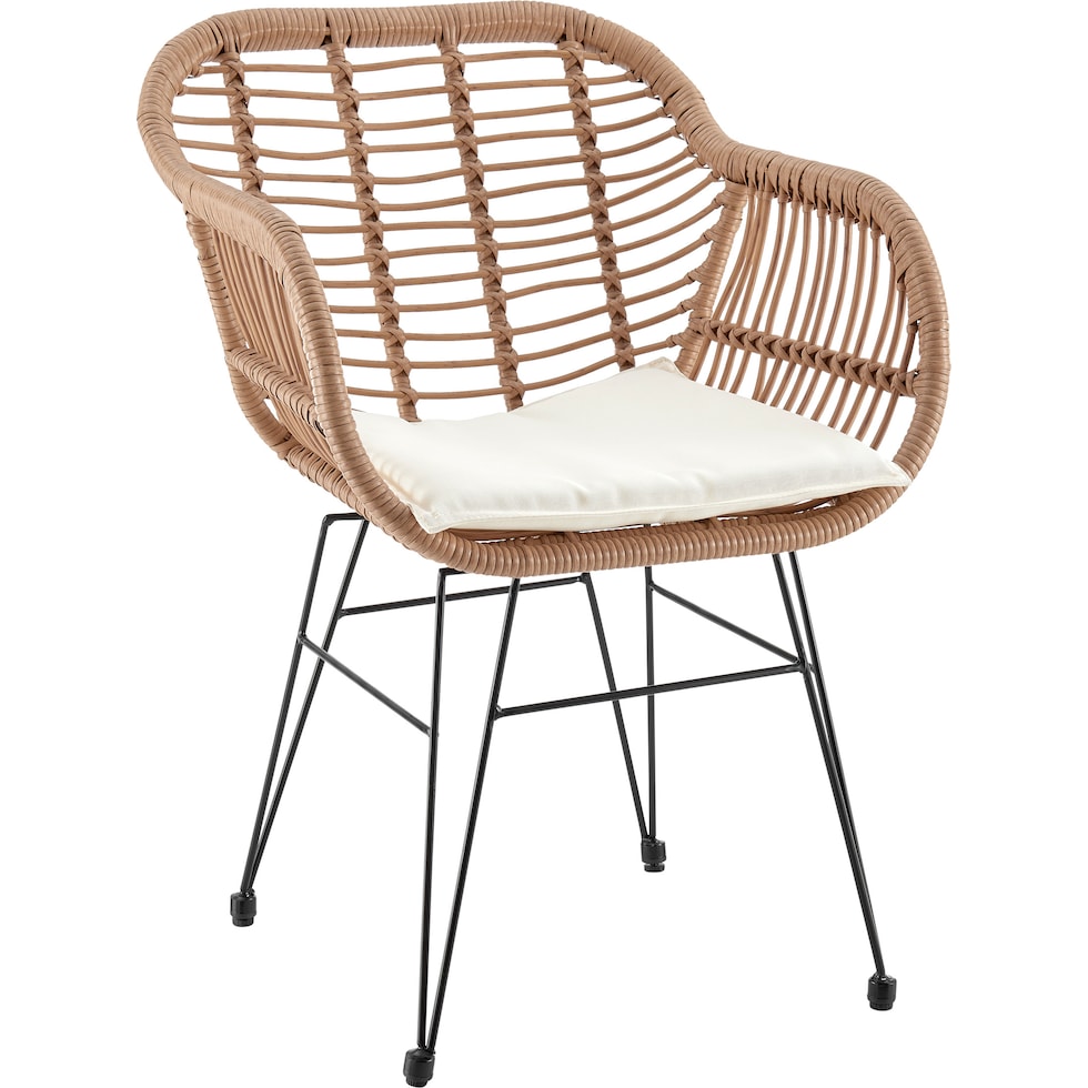 cumberland tan cream outdoor chair set   