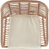 cumberland tan cream outdoor chair set   