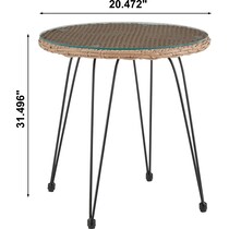 cumberland tan cream outdoor chair set   