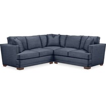 curious eclipse  pc sectional with left facing loveseat   