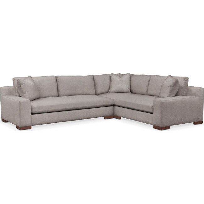 Living Room Furniture - Ethan 2-Piece Large Sectional