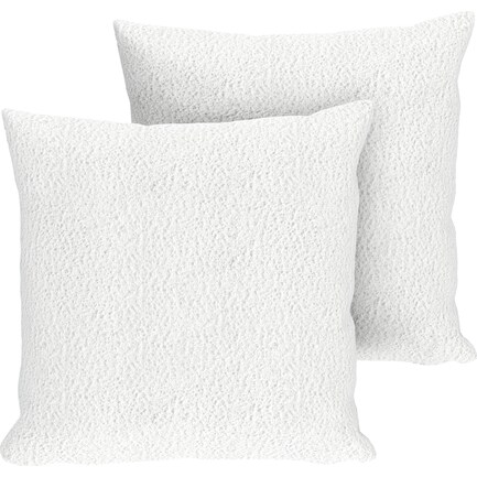 2-Pack Custom 24" x 24" Pillows - Bloke Snow