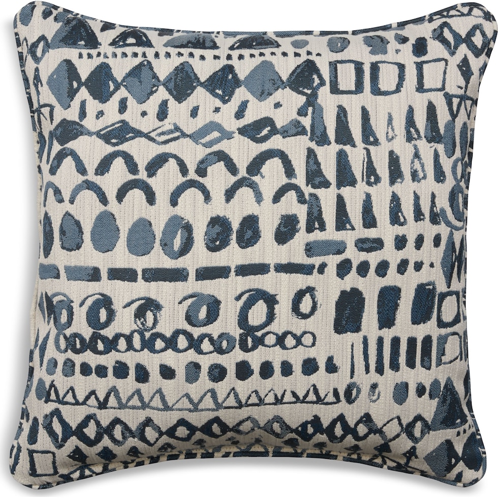 custom pillow blue accent pillow   