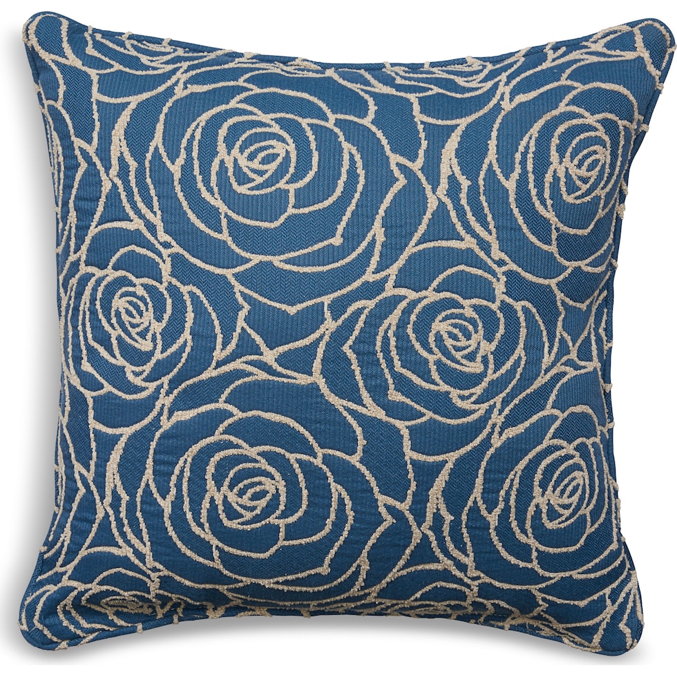 custom pillow blue accent pillow   