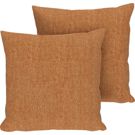 2-Pack Custom 24" x 24" Pillows - Contessa Ginger