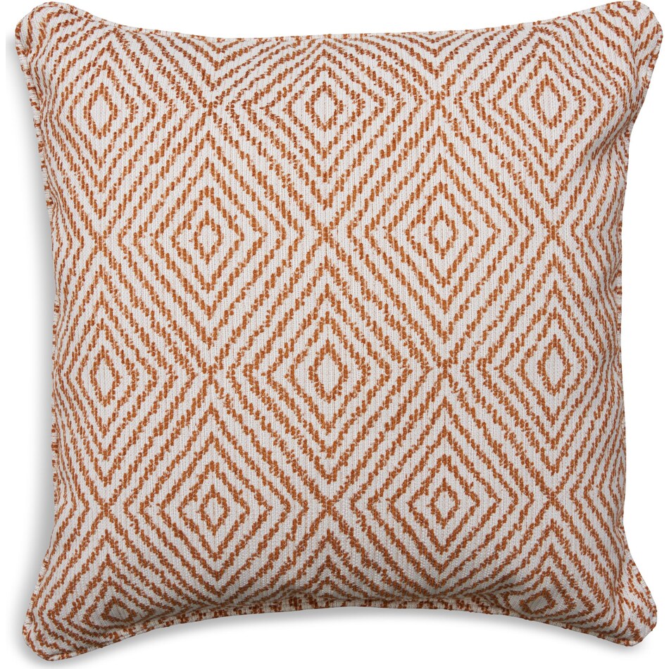 custom pillow orange accent pillow   