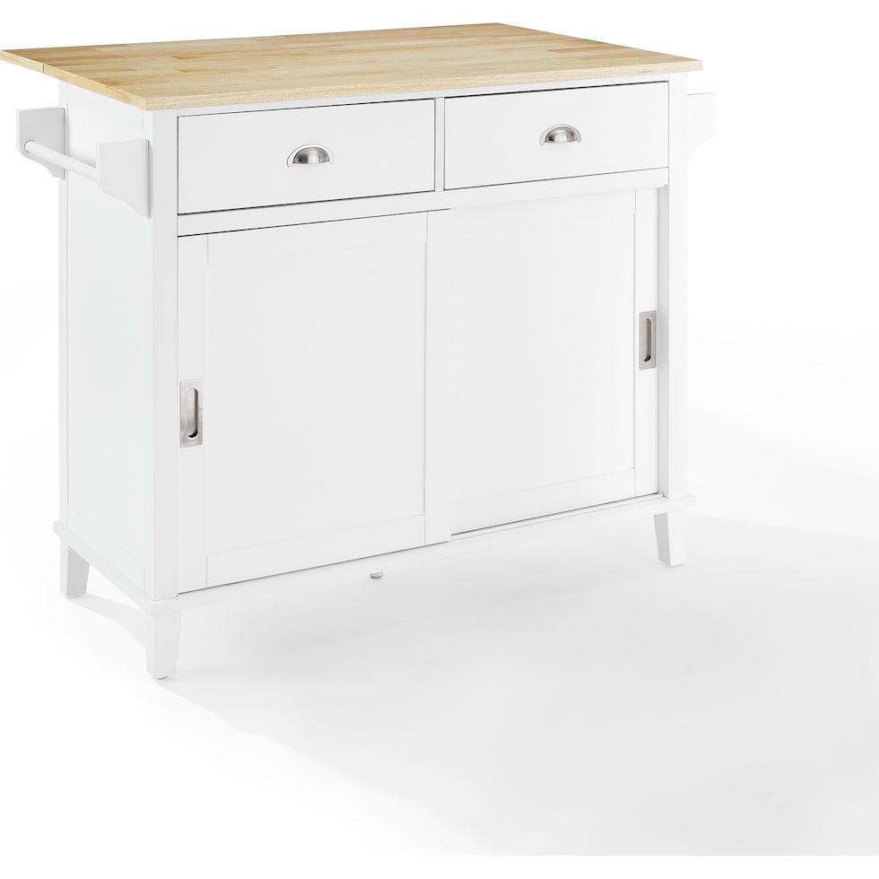 cutler white kitchen island   