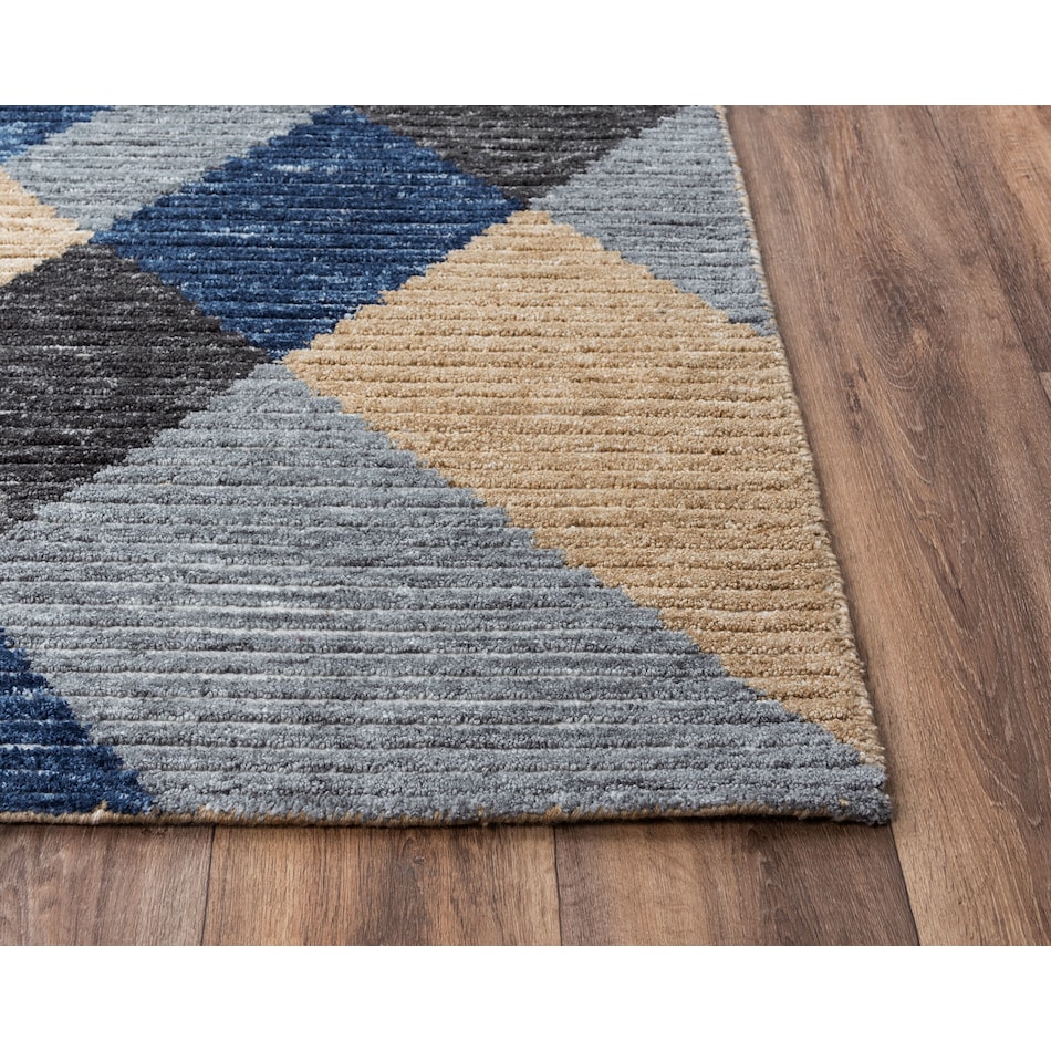 cybal blue outdoor area rug   