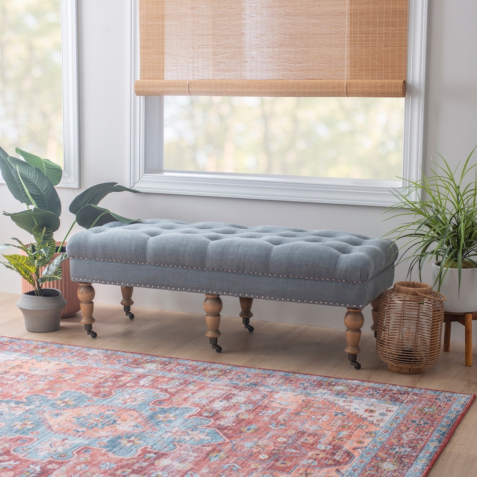 cynthia blue bench   