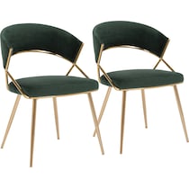 cyntia green chair   