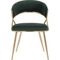 cyntia green chair   
