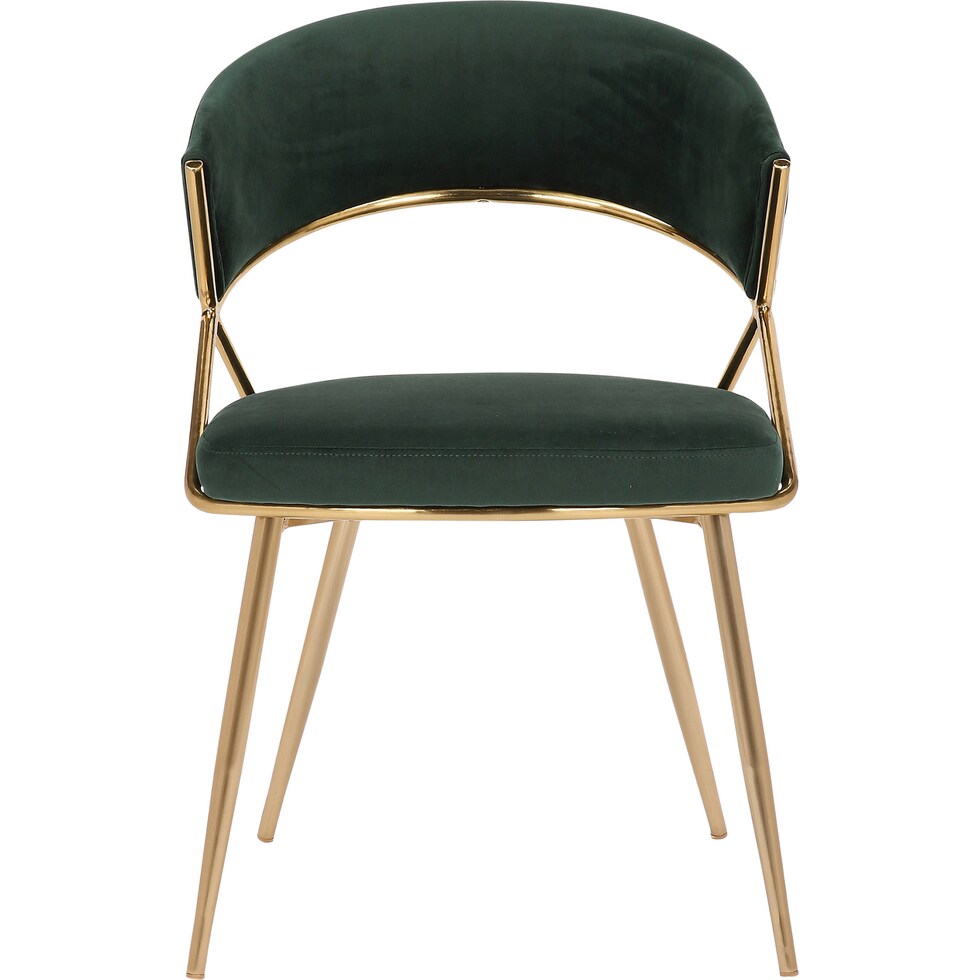 cyntia green chair   