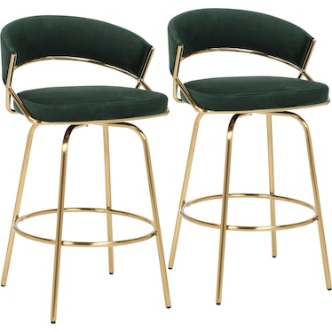 Cyntia Set of 2 Counter-Height Stools