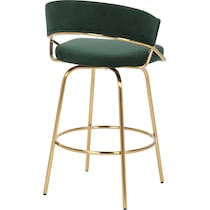 cyntia green counter height stool   
