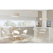 cyntia white chair   