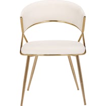 cyntia white chair   