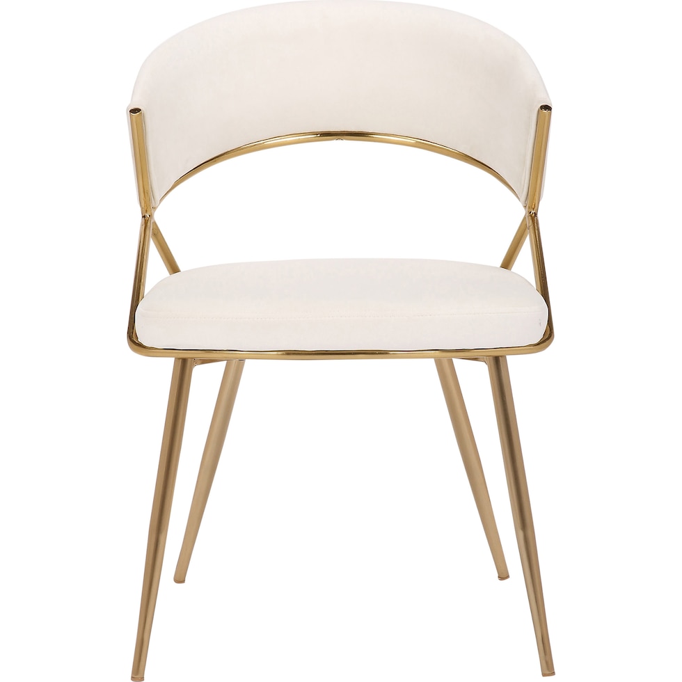 cyntia white chair   