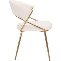 cyntia white chair   