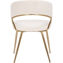 cyntia white chair   