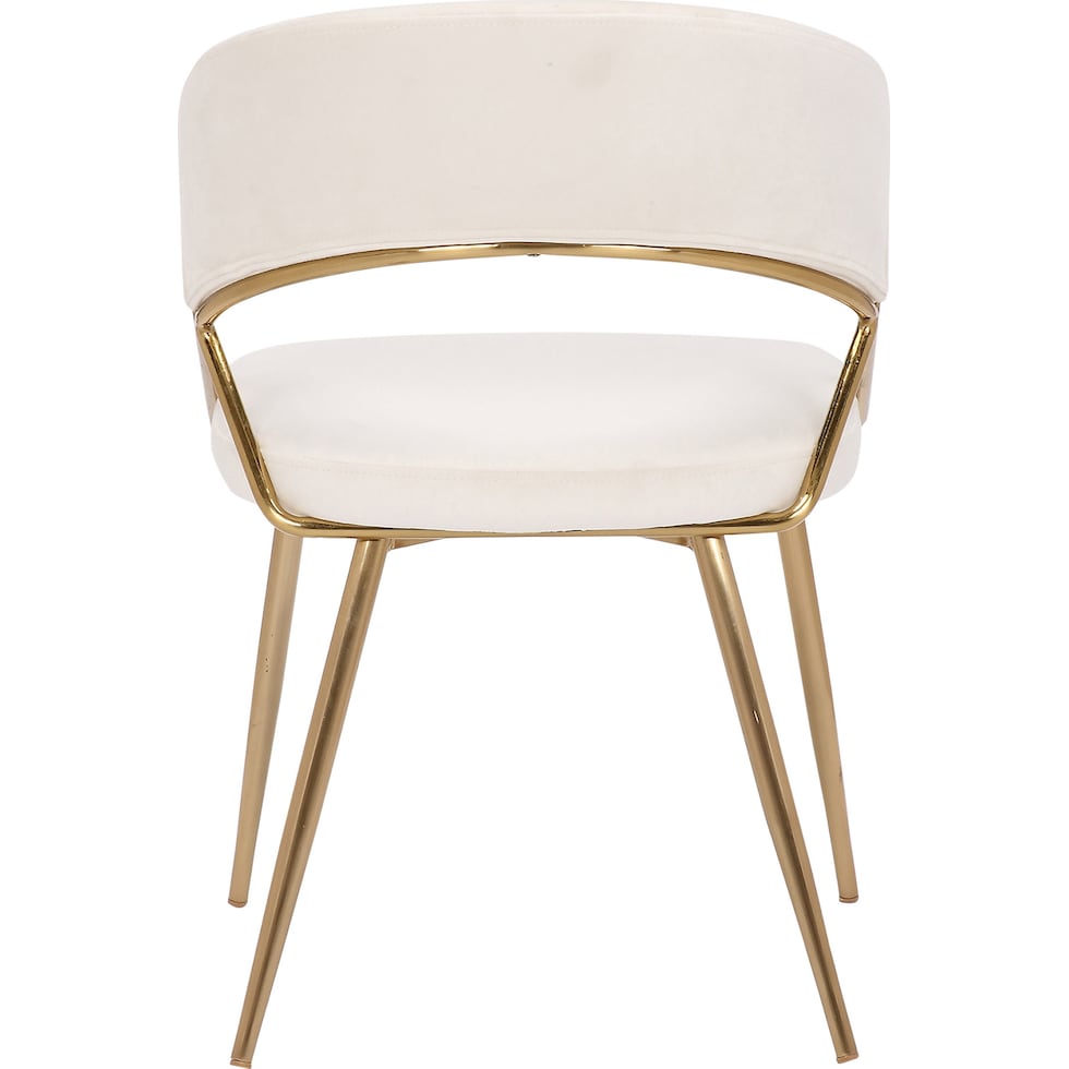 cyntia white chair   