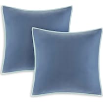 cyrene blue king bedding set   