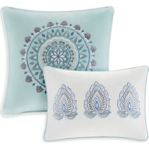 cyrene blue king bedding set   